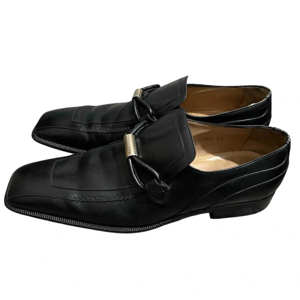 Yves Saint‎ Laurent Black Loafers Size 42 USA 9